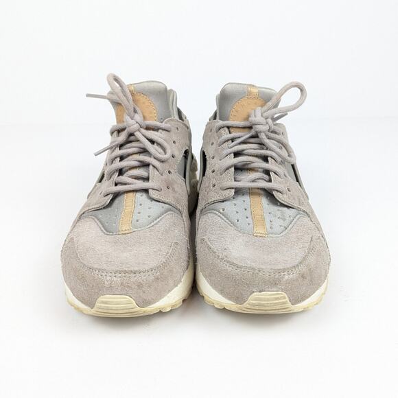 Nike Women's Metallic Taupe Air Huarache Run Sneakers Size 6.5 - Picture 3 of 9